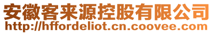 安徽客來源控股有限公司