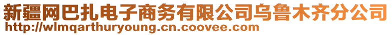 新疆網(wǎng)巴扎電子商務有限公司烏魯木齊分公司