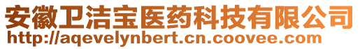 安徽卫洁宝医药科技有限公司