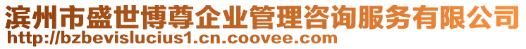 濱州市盛世博尊企業(yè)管理咨詢(xún)服務(wù)有限公司