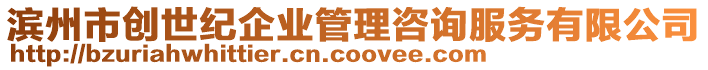 濱州市創(chuàng)世紀企業(yè)管理咨詢服務(wù)有限公司