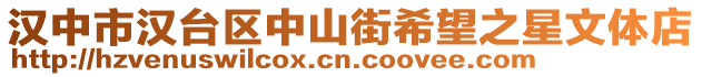 漢中市漢臺區(qū)中山街希望之星文體店