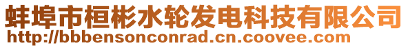 蚌埠市桓彬水輪發(fā)電科技有限公司