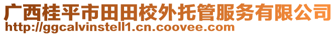 廣西桂平市田田校外托管服務有限公司