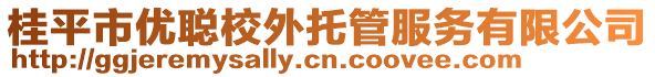 桂平市優(yōu)聰校外托管服務有限公司