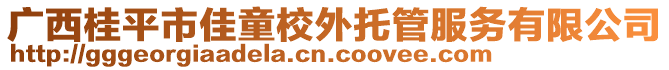 廣西桂平市佳童校外托管服務(wù)有限公司