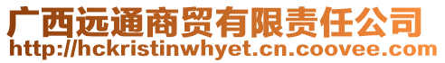 廣西遠(yuǎn)通商貿(mào)有限責(zé)任公司