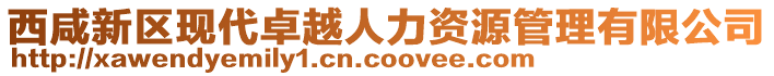 西咸新區(qū)現(xiàn)代卓越人力資源管理有限公司