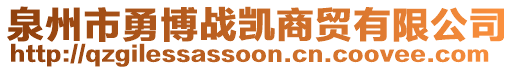 泉州市勇博战凯商贸有限公司