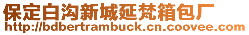 保定白溝新城延梵箱包廠
