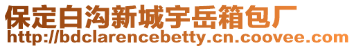 保定白溝新城宇岳箱包廠
