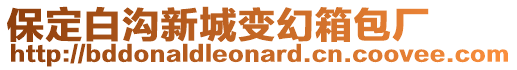 保定白溝新城變幻箱包廠