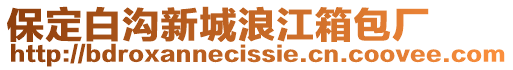 保定白溝新城浪江箱包廠(chǎng)