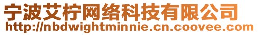 寧波艾檸網(wǎng)絡(luò)科技有限公司