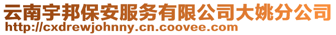 云南宇邦保安服務有限公司大姚分公司