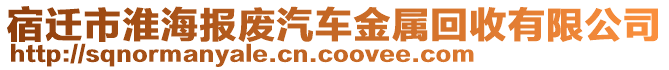 宿遷市淮海報(bào)廢汽車金屬回收有限公司