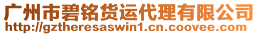 廣州市碧銘貨運代理有限公司