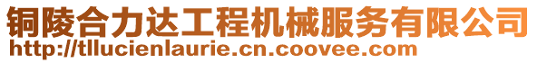 銅陵合力達工程機械服務有限公司