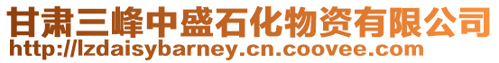 甘肅三峰中盛石化物資有限公司