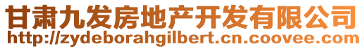 甘肅九發(fā)房地產(chǎn)開發(fā)有限公司