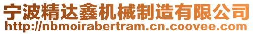 寧波精達鑫機械制造有限公司