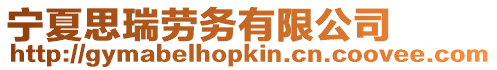 寧夏思瑞勞務(wù)有限公司