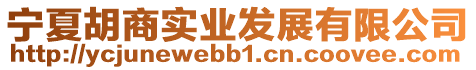 寧夏胡商實業發展有限公司