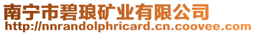 南寧市碧瑯礦業(yè)有限公司