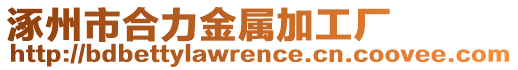 涿州市合力金屬加工廠