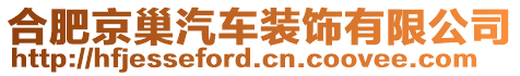 合肥京巢汽車裝飾有限公司