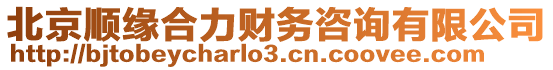 北京順緣合力財務咨詢有限公司