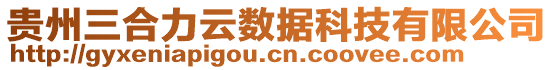 貴州三合力云數(shù)據(jù)科技有限公司