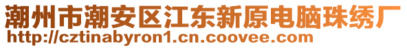 潮州市潮安區(qū)江東新原電腦珠繡廠