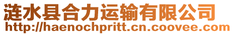 漣水縣合力運輸有限公司