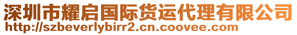 深圳市耀啟國際貨運代理有限公司