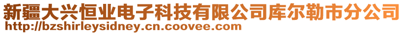 新疆大興恒業(yè)電子科技有限公司庫爾勒市分公司