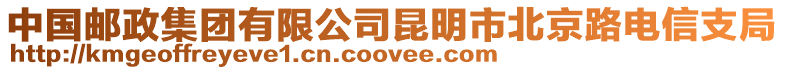 中國郵政集團有限公司昆明市北京路電信支局