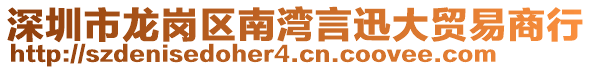深圳市龍崗區(qū)南灣言迅大貿(mào)易商行