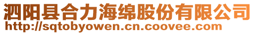 泗陽縣合力海綿股份有限公司