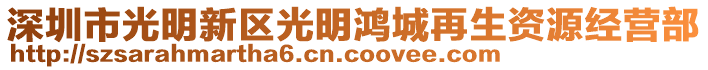 深圳市光明新區(qū)光明鴻城再生資源經(jīng)營(yíng)部