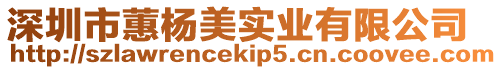深圳市蕙楊美實(shí)業(yè)有限公司