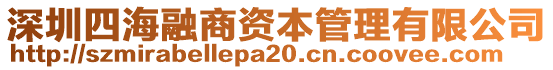 深圳四海融商資本管理有限公司