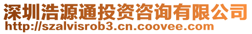 深圳浩源通投資咨詢有限公司