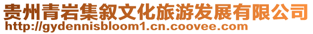 貴州青巖集敘文化旅游發(fā)展有限公司