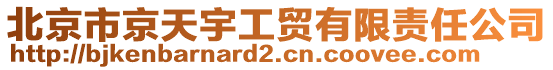 北京市京天宇工貿(mào)有限責(zé)任公司