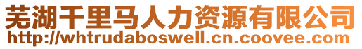 蕪湖千里馬人力資源有限公司