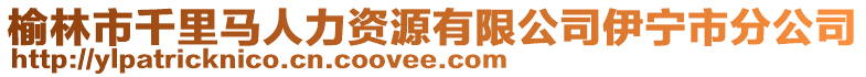榆林市千里馬人力資源有限公司伊寧市分公司