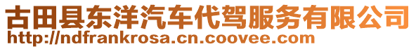 古田縣東洋汽車代駕服務(wù)有限公司