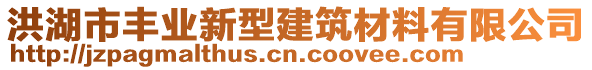 洪湖市豐業(yè)新型建筑材料有限公司