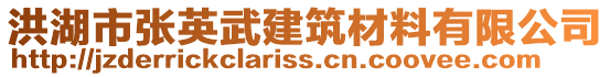 洪湖市張英武建筑材料有限公司